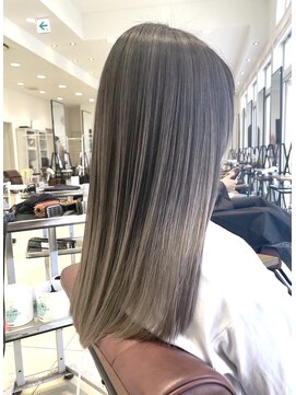 クアトログランシュ ひたちなか店(QUATRO×GranCieux) エアタッチバレイヤージュ【ひたちなか/ブリーチ】