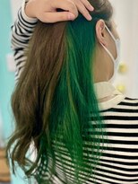 マティーナ ヘアー 池袋(Matina hair)&nbsp;【ハワイアンインナーグリーン♪】20代30代40代