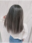 店長今里☆暗めのグレーバレイヤージュ☆