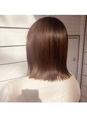 切りっぱなしボブ