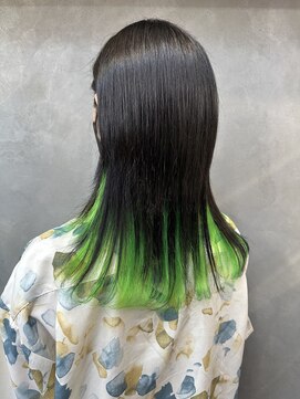 TNB トウキョウ 渋谷 渋谷本店(TNB TOKYO) ウルフスタイルインナーカラー