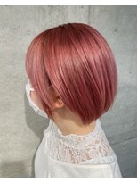 ガルボ ヘアー(garbo hair)&nbsp;ハイトーンピンクカラー高知美容院10代20代