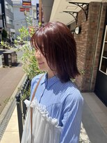 トータルビューティ ジェム バイ ヘアタイム(TOTAL BEAUTY gem by HAIR TIME) 暖色カラー 外ハネボブ