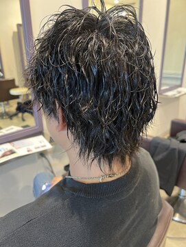 シャンプーボーイ セントラル 博多(SHAMPOO BOY central) 波パーマ(襟足有)