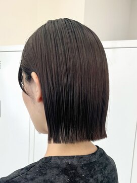 サンド 大阪梅田(sand) ＠hitoshi__sandレイヤーカット/オリーブベージュ/大阪梅田