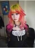 渋谷/ウルフカット  デザインカラー ルーツカラー エンドカラー