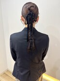 カチモリ風お呼ばれヘア