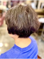 サーティエイト(38) ゆるふわ大人可愛いマッシュパーマショート/丸みショート/元町/