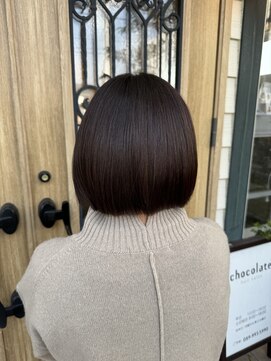 チョコレート(chocolate) 髪質改善ナチュラルイメチェンボブ20代30代40代50代