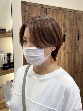 リミックス 南国店(remix) 春っぽピンクブラウン×ショートウルフ♪