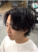 名古屋/栄/サーフカール/ウルフヘア/メンズパーマ