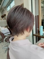 ルーファス 恵比寿 渋谷(Ruufus) ピンクグレージュショート/白髪ぼかし/白髪ぼかしハイライト2504