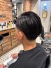 【仕事終わりに】hommeカット+プチマッサージコース