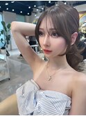 顔まわりカット　前髪カット