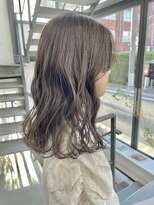 ヘアー アイス 御器所本店(HAIR ICI)&nbsp;ブリーチなしカラーブリーチなしグレージュレイヤー夏カラー