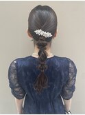 タイト×ゆるふわ編みおろしアレンジ