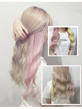 エデン メード(EDeN MAeD) #インナー#ハイトーン#シールエクステ#ダブルカラー