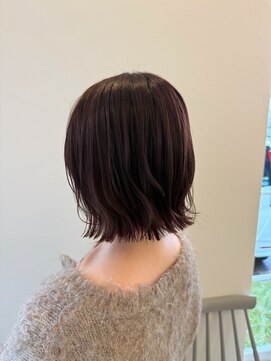 ジュエ ヘアー デザイン(Jue hair design) 秋カラー暖色ブラウン/ボブレイヤー/プードル巻き/20代/知立