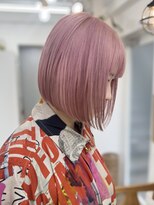 イコ 表参道原宿(ico)&nbsp;【秋冬おすすめ】ホワイトピンク × LAケラチントリートメント