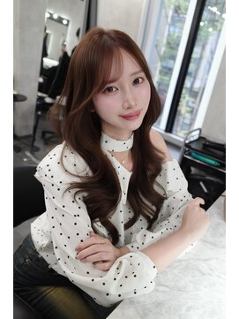 ラベル 渋谷(LAVEL) 小顔に見えるレイヤーボブ/ショコラグレージュ/20代30代