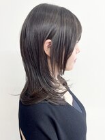 モリオフロムロンドン 松戸店(Morio from London)&nbsp;【松戸 アイダ】おしゃれ女子黒髪レイヤー/ミディアムレイヤー