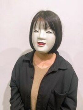 コマ(coma) 【coma中野】黒髪でも軽やかシースルーボブ