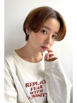 グリーン レーベル 川崎店(Green label) 丸みシルエットの大人ハンサムショート