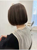 ハイライト/ハイライトボブ/ボブ/内巻きボブ/切りっぱなしボブ
