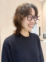 オン キャナルシティ博多前店(on)&nbsp;【晴音】ウルフパーマ/ミディアム/ウルフ/30代