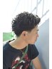 SNSで話題の●仏陀パーマ 　スパイキーピンパーマ