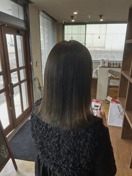 カノエ 下関熊野店(canoe) オリーブ/レイヤー/髪質改善縮毛矯正/髪質改善/韓国風/韓国ヘア
