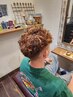 【阪本指名限定 メンズのみ】 夏の似合わせカット+選べるパーマ ¥5000