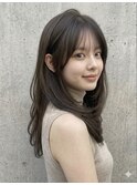 韓国風レイヤーカット×髪質改善縮毛矯正or酸性ストレート