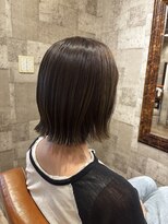 ヘアサロン アプリ(hair salon APPLI) 透明感ブラウンボブ