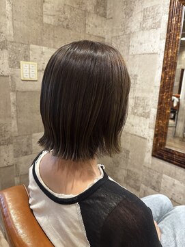 ヘアサロン アプリ(hair salon APPLI) 透明感ブラウンボブ