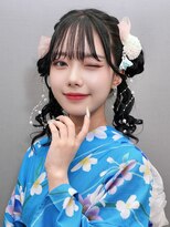 レボル(REVOL)&nbsp;浴衣の着付けヘアセットヘアアレンジヘアメイク渋谷推し活量産型