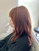 ナンバーフォーナチュラル(NO4 natural)&nbsp;36. オレンジブラウン/レイヤーロング/似合わせ/ツヤ感