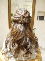 シエル(hair terrace Ciel)&nbsp;ゆるハーフアップ♪