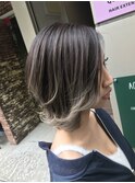 グレージュグラデーション×外ハネボブ