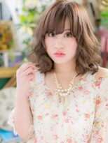 カバーヘア イヴ 戸頭店(COVER HAIR EVE)&nbsp;*EVE戸頭*外国人風グラマラス！ふわふわ愛されセミディa!