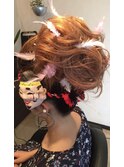 お祭りヘアセット