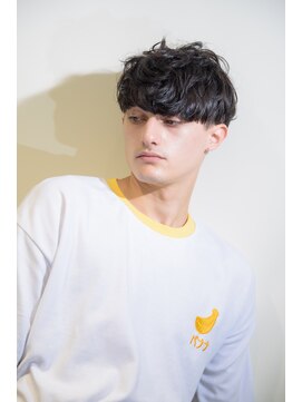 アトリエイトワ(atelier ittowa) スパイキーショート/ブルーブラック/フェザーパーマ/29