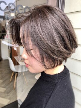 ヘア メイク ココ(hair make coco) ショート×アッシュグレージュ♪