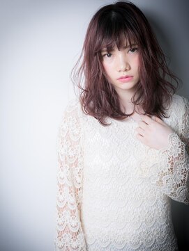 カバーヘアアンドスパ ブリス 浦和(COVER HAIR&SPA bliss) 小顔に見せる♪くせ毛風無造作カールセミディw浦和10代20代30代