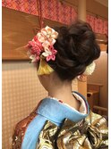 成人式などお着物に☆ヘアセット