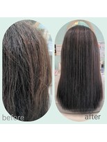 マオヘアー(MAO hair)&nbsp;【MAOｈａｉｒ】　縮毛矯正カール（ナチュラルストレート）