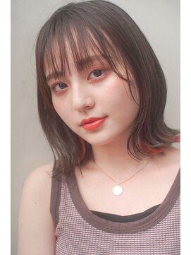 レジュアル(RESSUAL) イヤリングカラー　ボブ　大人かわいい　フェザーバング