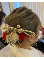 ヘアーサロン ニクス 池袋(hair Salon Nix)&nbsp;シニヨンアップスタイル