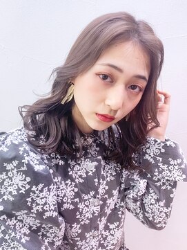 アイティーバイアルバム 下北沢店(IT by ALBUM) ベージュロング_ショコラベージュボブルフベビーバング_8655