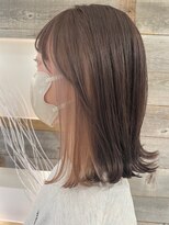 ベージュイヤリングカラー【肥田亜沙美】